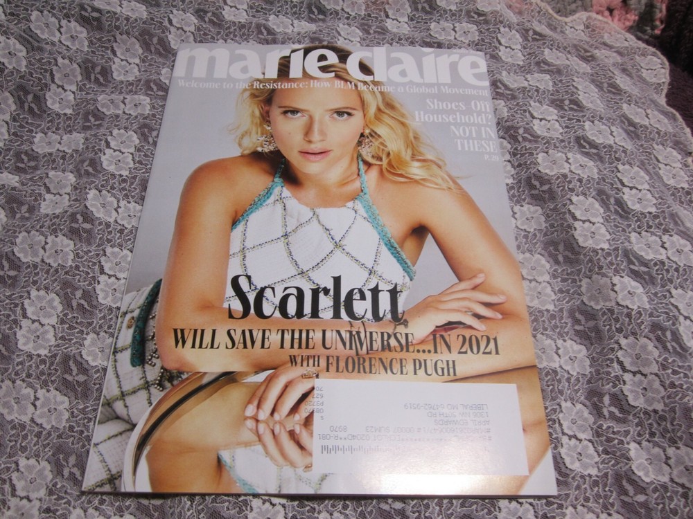 Winter 2020 Marie Claire Magazine, Scarlet Johansson Cover