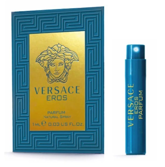 Versace Eros for Men 1ml Sample Vial Spray on Card-image