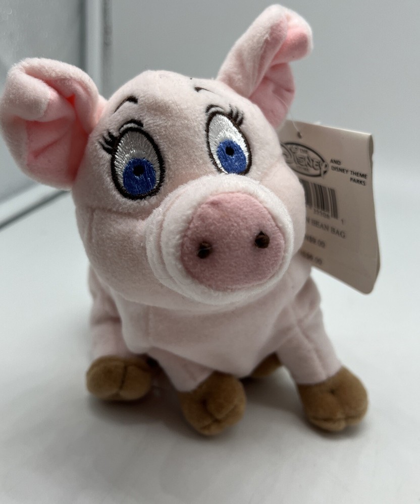 Disney Store the Black Cauldron 7” Hen Wen W/Tag Stuffed Animal BeanBag Plush