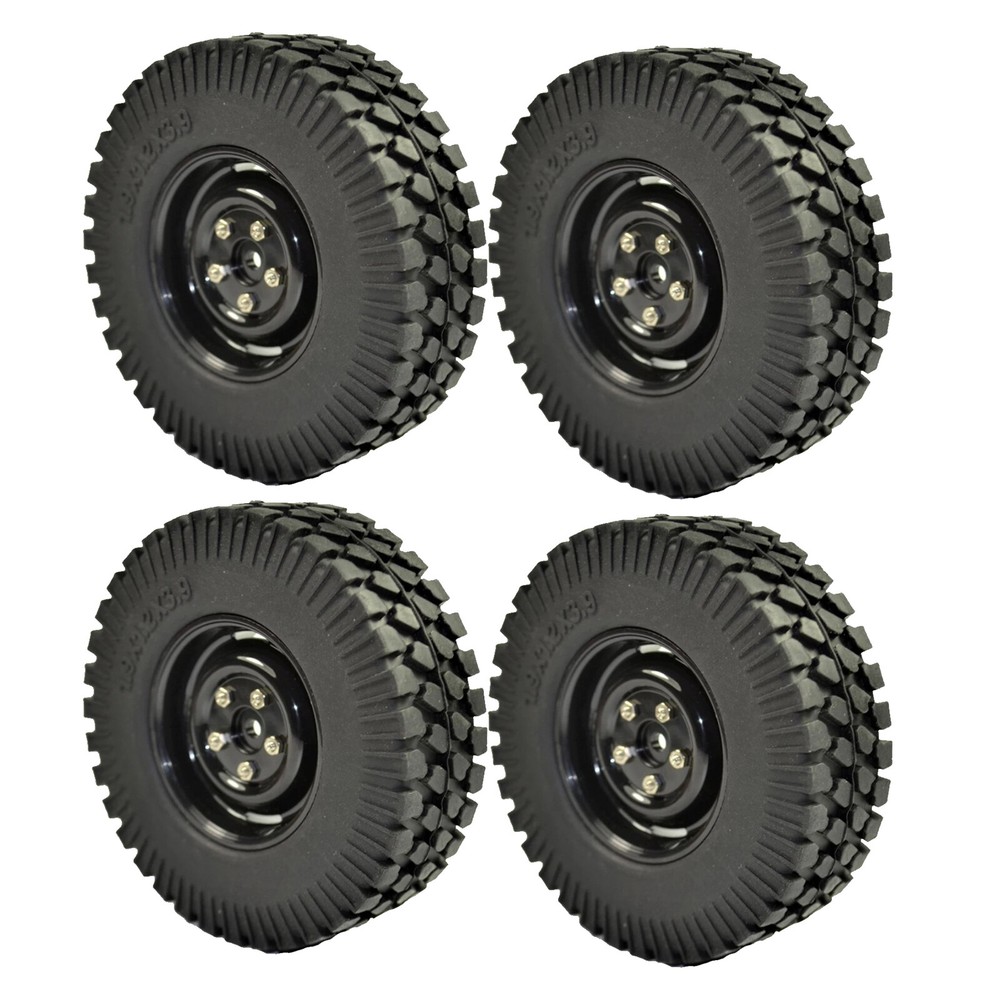 12mm Hex 1/10 Scale RC Car Wheels & Tires for TAMIYA CC01 RC4WD D90 Axial SCX10