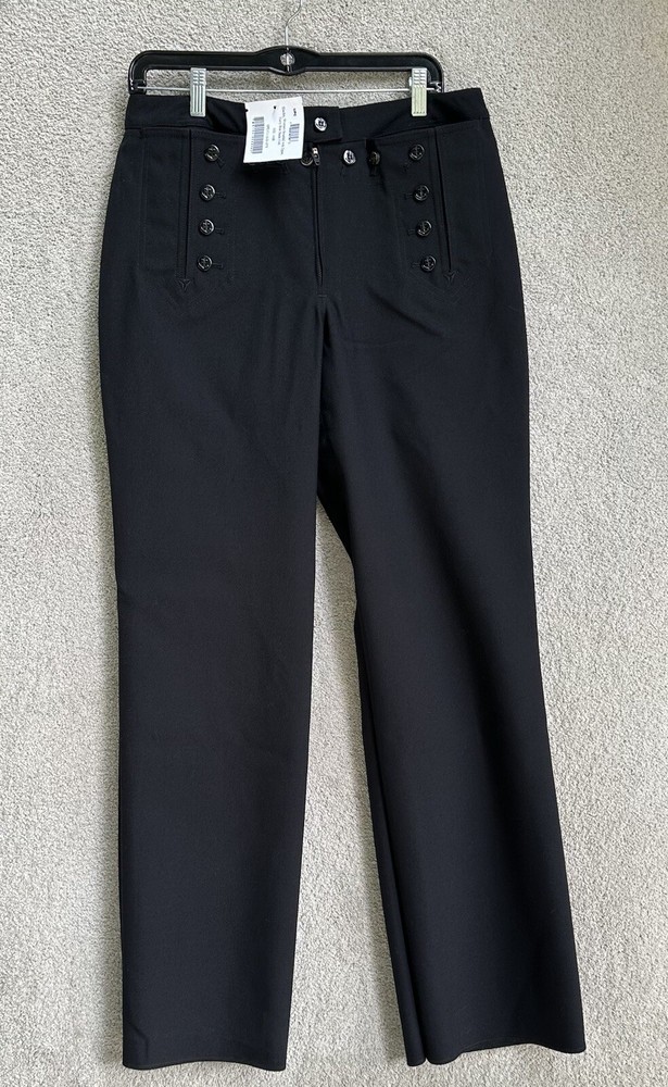 Black 14MR Military Women Pants by Defense Logistics Agency Quareterdeck-image