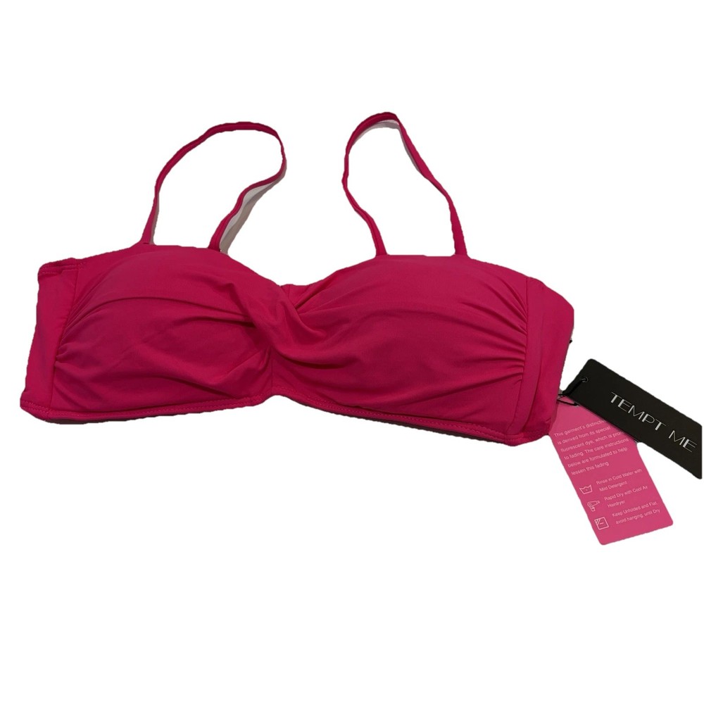 Swimwear Tempt Me Women's Bikini Bandeau TOP Pink, Size: S, NEW with Tags