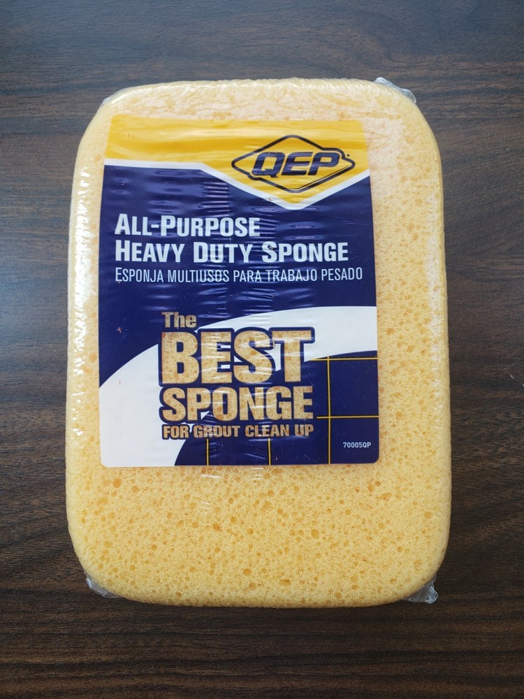 QEP All-Purpose Heavy Duty Sponge 7-1/2 x 5-1/2 in. for Grouting (1 PACK)