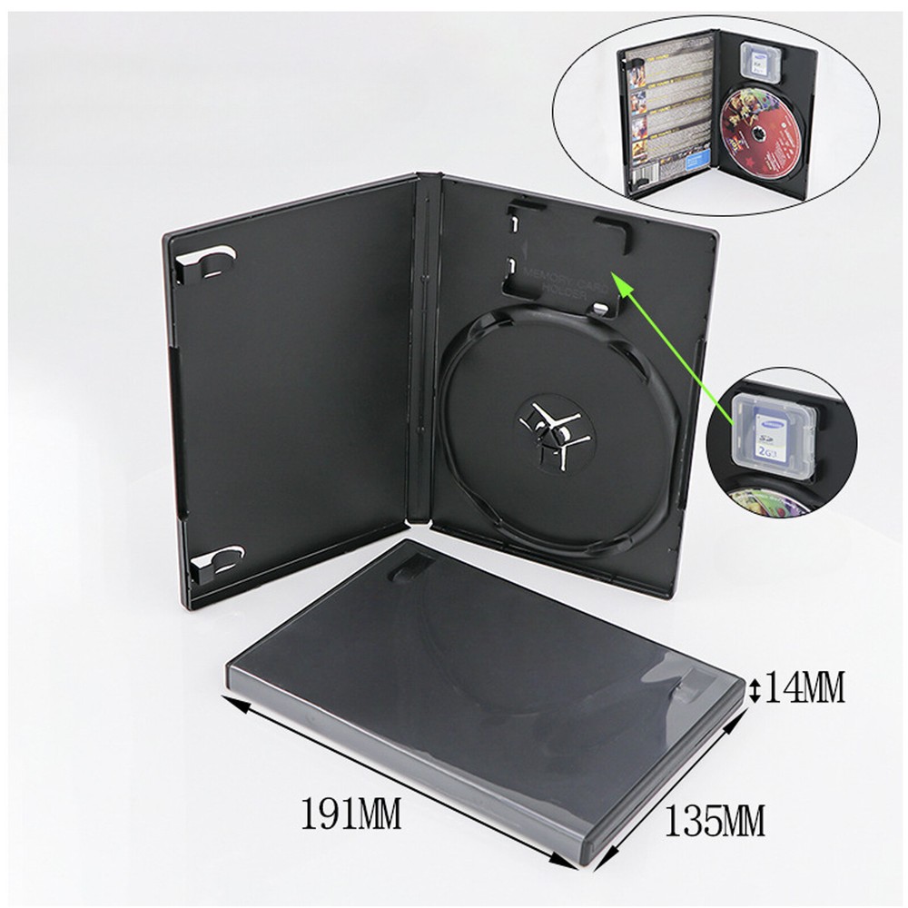 1X 14mm Game Case 1-Disc Memory Card Replacement Holder For PlayStation 2 PS2