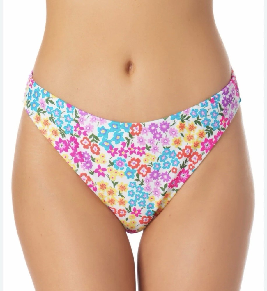 California Waves Juniors Swim Printed Bikini Bottoms Size XL