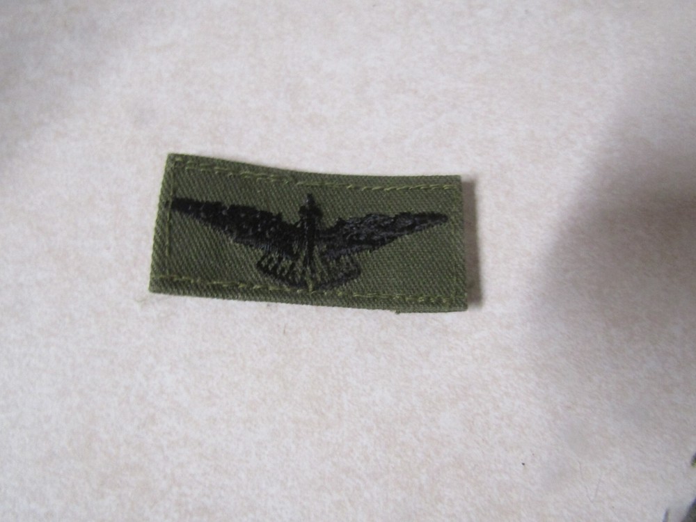 US MILITARY INSIGNIA PATCH US ARMY PARACHUTIST FREE FALL OLDER TAB VIETNAM ERA