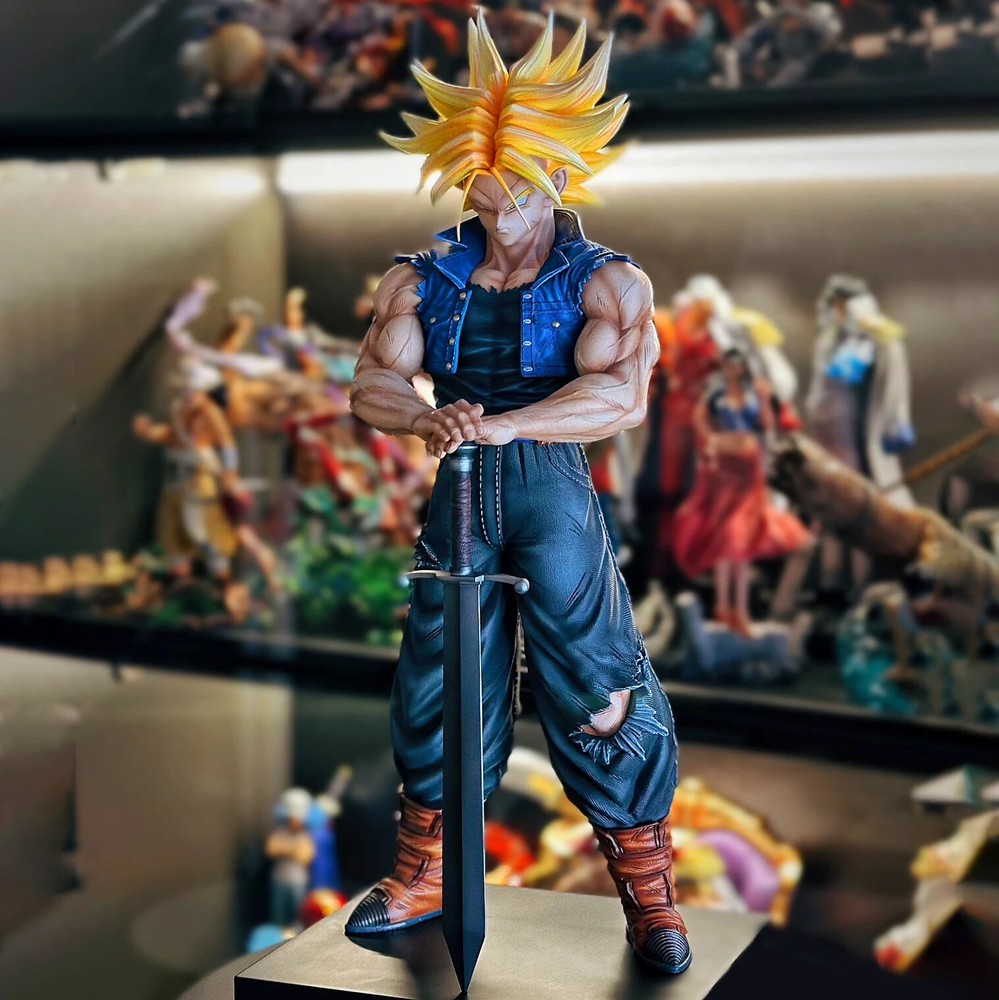25cm/9.84in Anime Dragon Ball Z Trunks Figure Future Trunks Action Figures MPVC