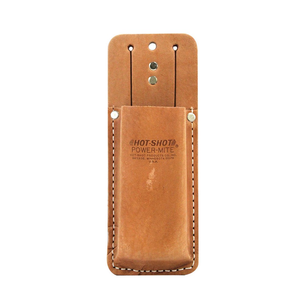 Hot Shot Power-Mite Leather Holster Durable Long Lasting