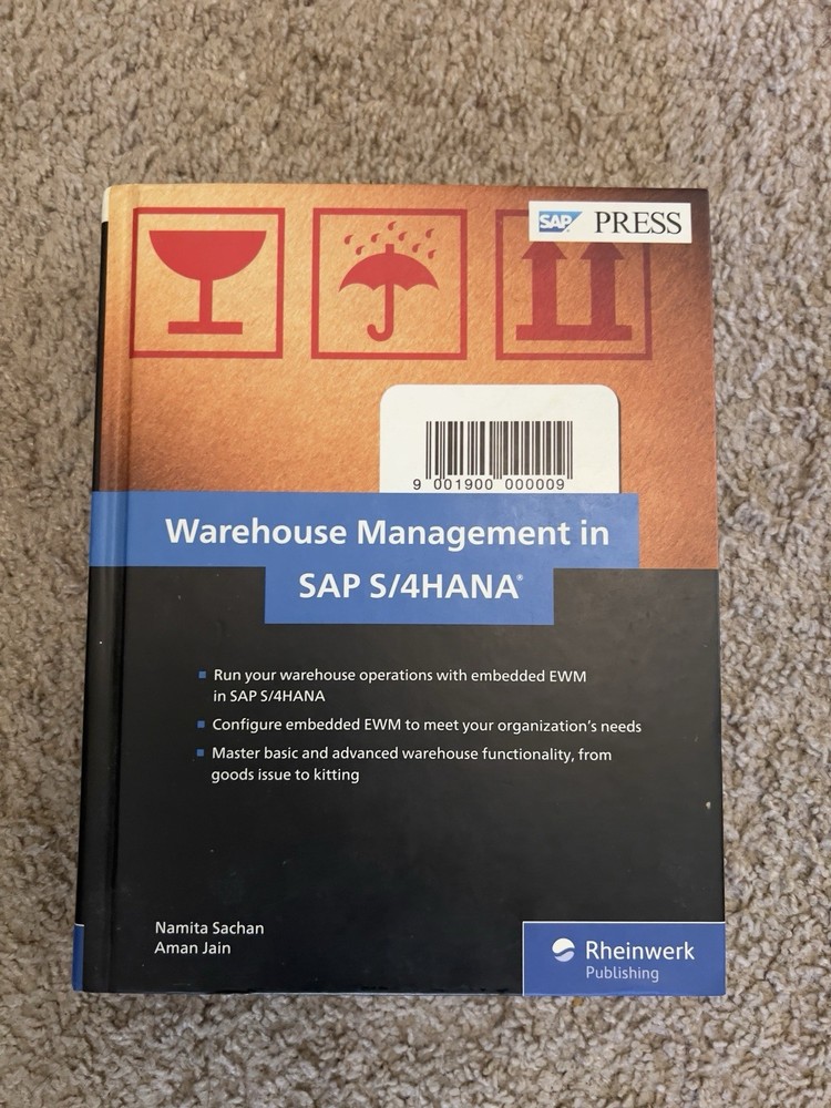 Warehouse Management in SAP S/4HANA : Embedded EWM  (2018, Hardcover)-image