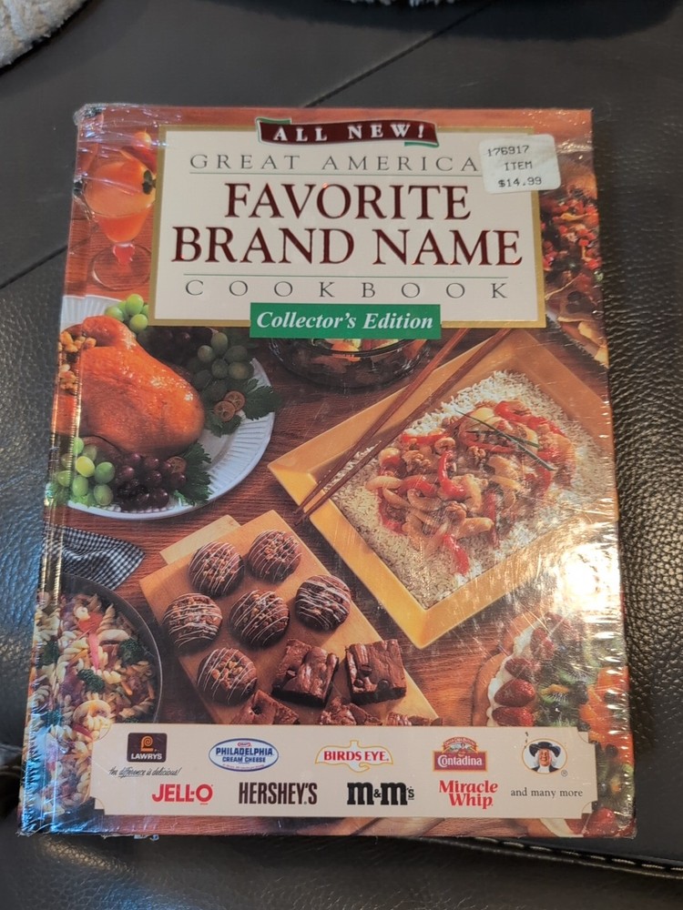 Great American Brand Name Cookbook Collector’s Edition Hardcover New