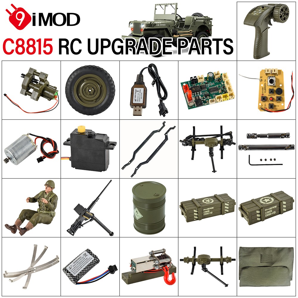 C8815 RC Car Parts Original Factory Remote Control Tires Motor Winch Drive Shaft