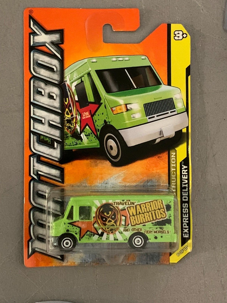 EXPRESS DELIVERY - MBX CONSTRUCTION -6/10  WARRIOR BURRITOS  -  2019 MATCHBOX-image