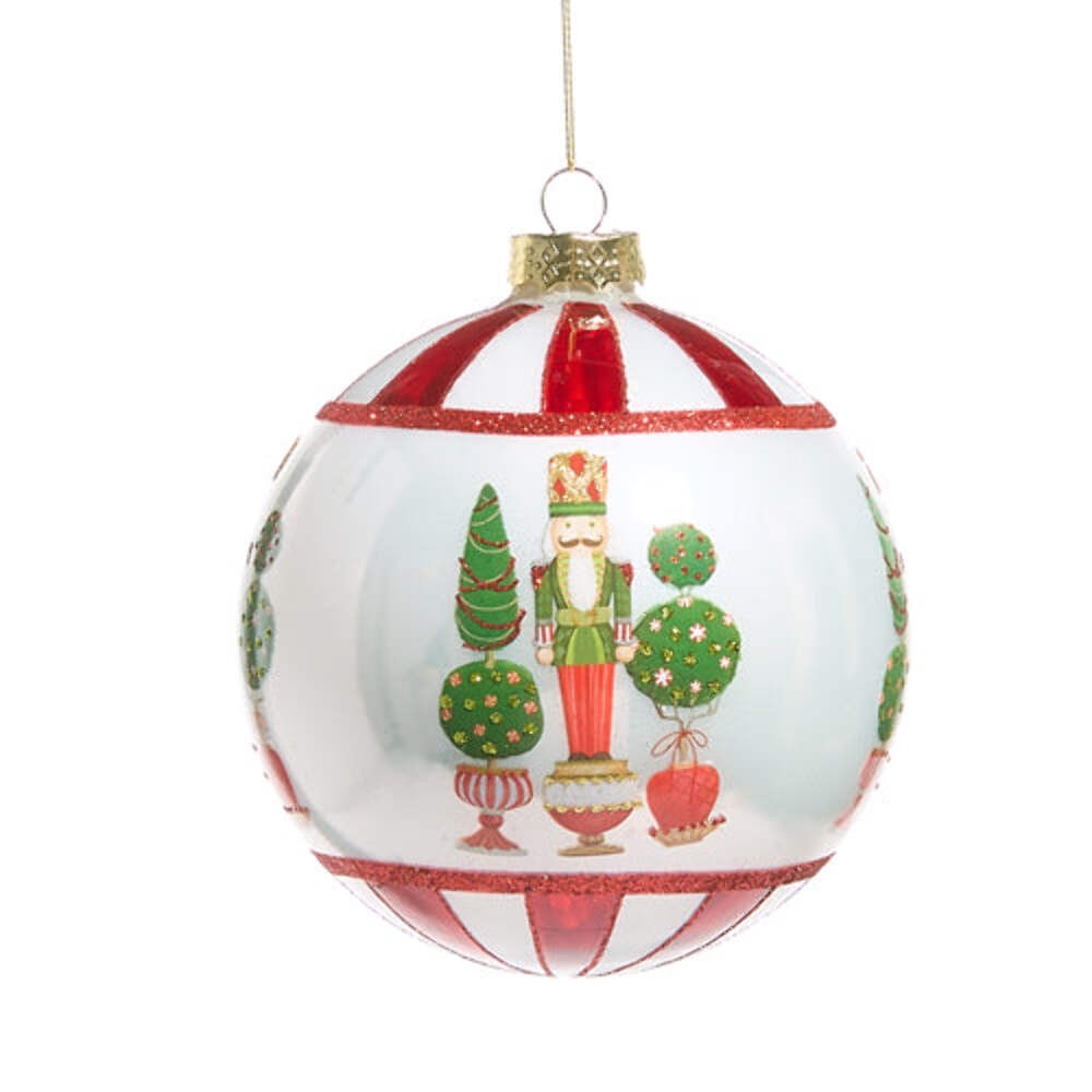 Merry Topiary and Nutcracker Ball Ornament 5