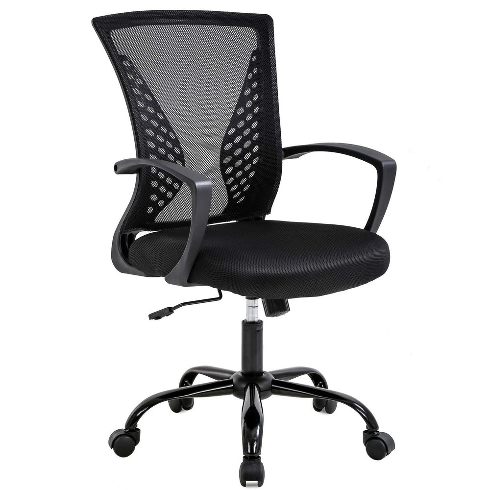 Ergonomic Office Desk Chair with Lumbar Support and Mesh Back for Comfort