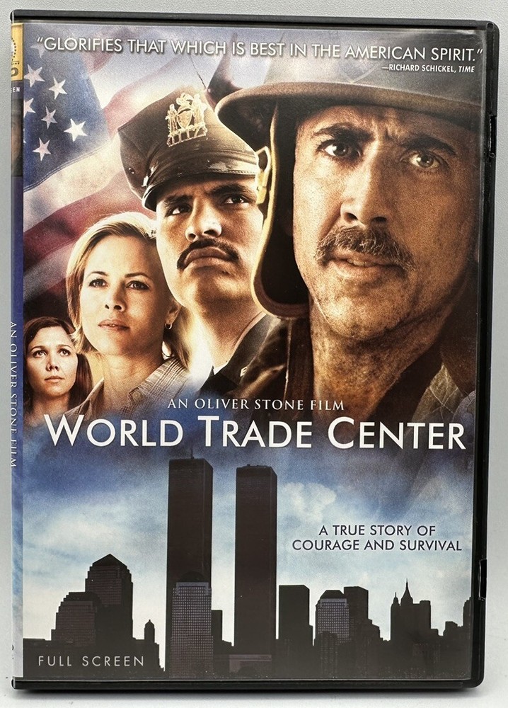 World Trade Center DVD Full-Screen Nicolas Cage Michael Pena Maria Bello 2006