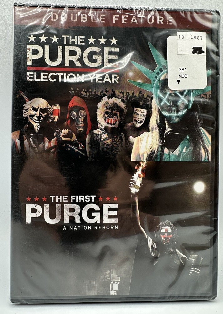 THE PURGE Election Year & The FIRST PURGE A Nation Reborn DVD Double Feature