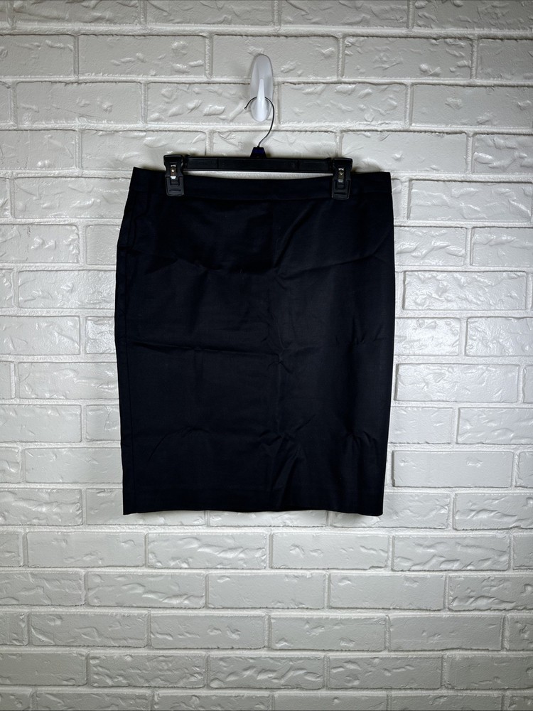 Liz Claiborne Career 10 Black Pencil Skirt Knee Length