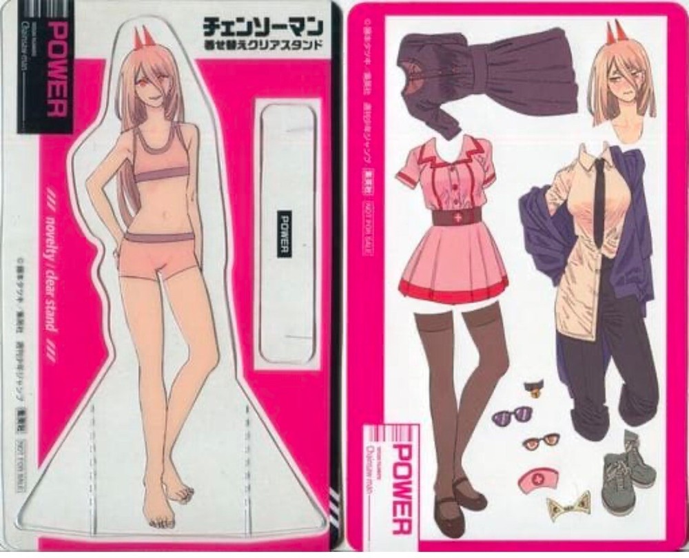 Chainsaw Man Power Dress Up Clear Stand - Manga Vol 7 Bonus Nurse Uniform