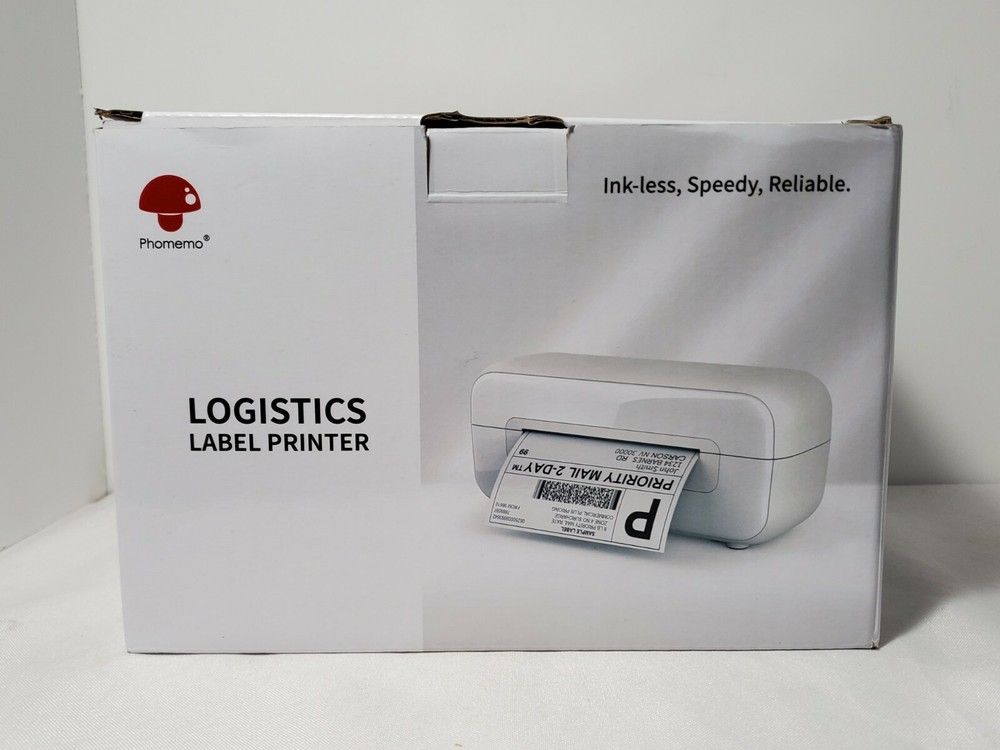 Phomemo PM-246S Black Thermal Label Printer for Logistics Shipping-image