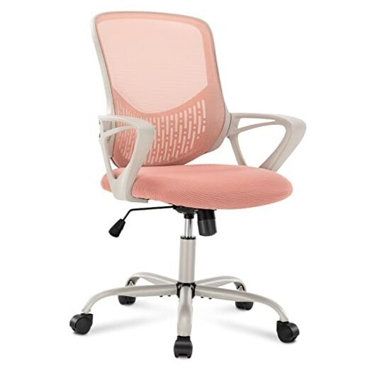 SMUG Home Office Desk Ergonomic Computer Modern Height Adjustable Swivel Mesh