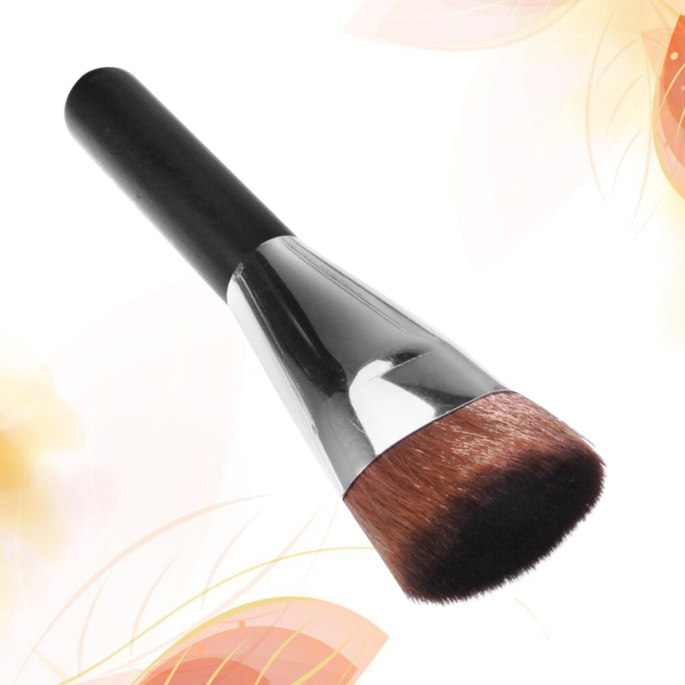 Maquillaje en polvo de alta densidad con cepillo para rubor en crema de afeitar
