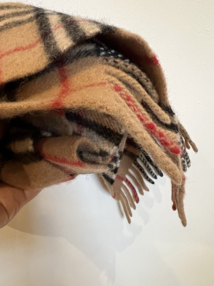 Burberrys Wool Scarf Nova Check Classic Scarf Unisex