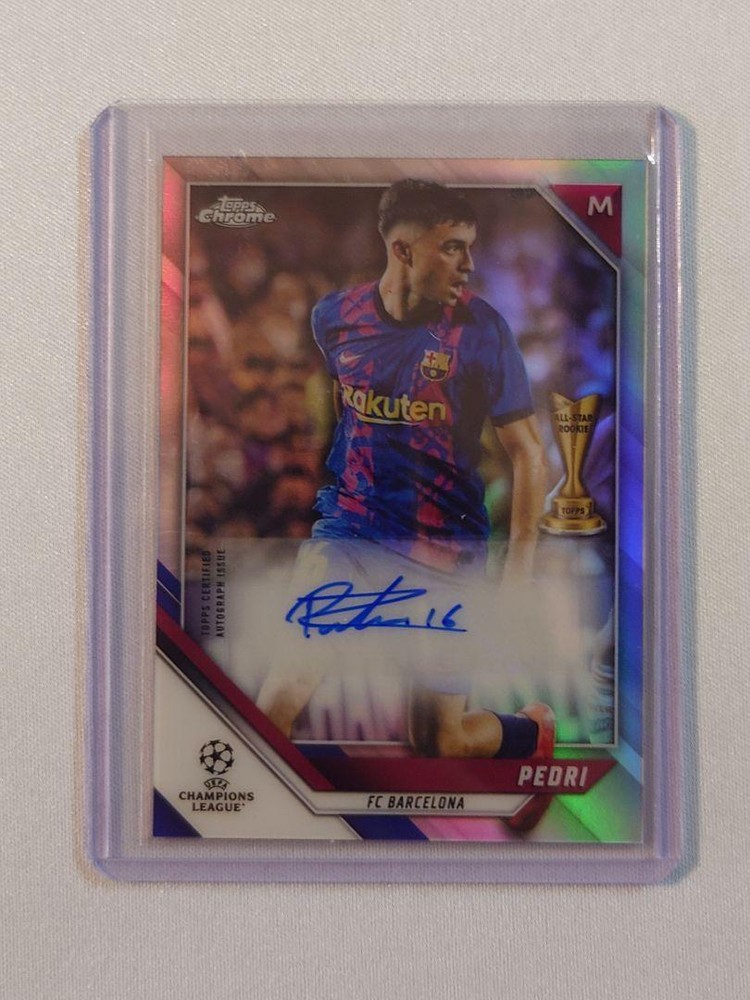 Pedri FC Barcelona autographed card auto Barcelona #69ee07