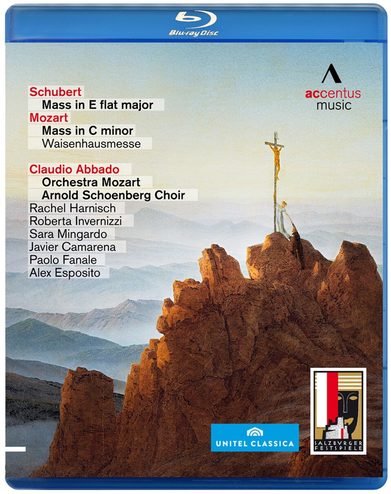 Mozart/Schubert: Mass in C Minor/Mass in E Flat Major (Abbado) (Blu-ray)