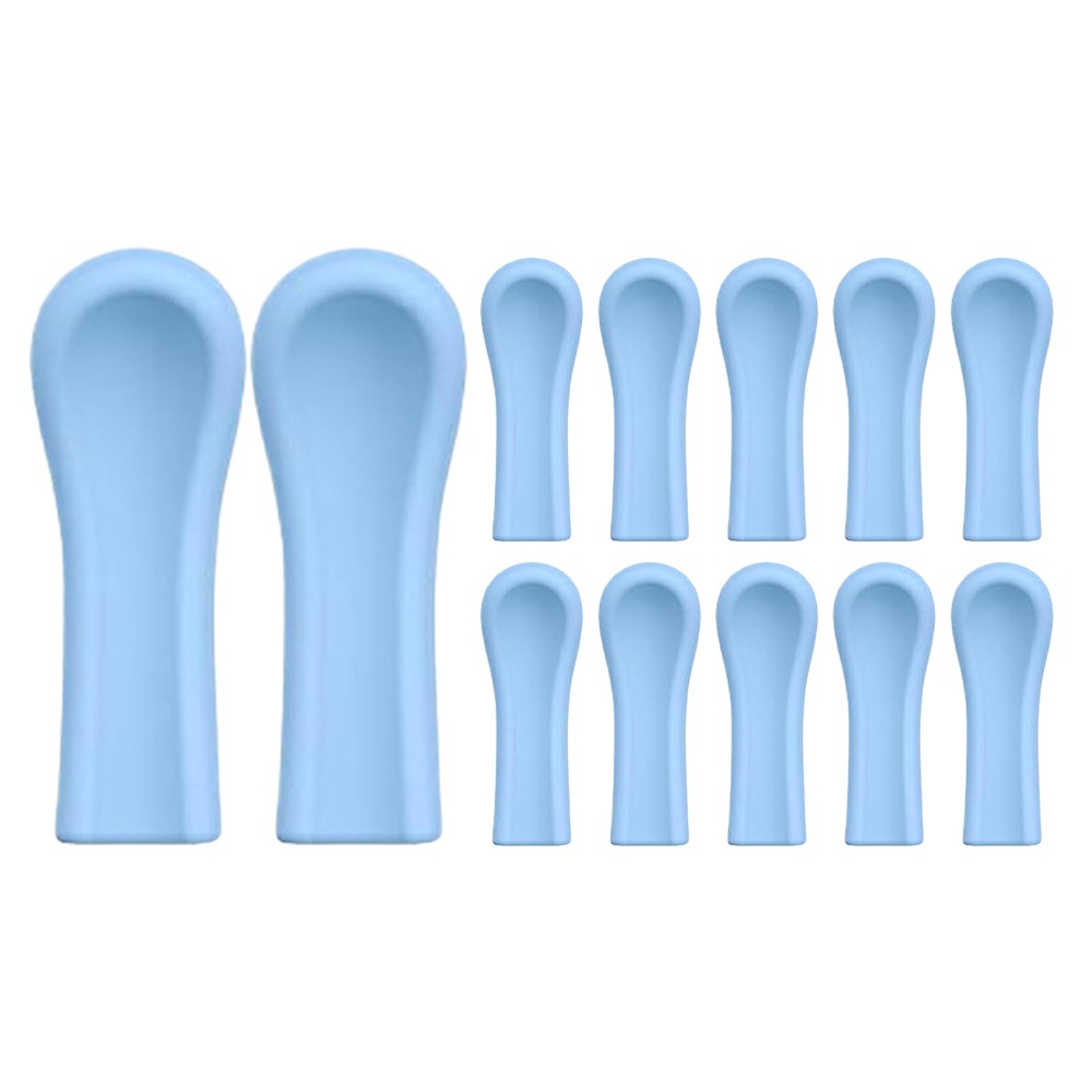 12Pcs Silicone Ear Spoon Tips Ear Cleaner Wax Removal Replacement Heads Reusable