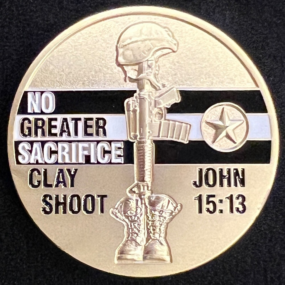 John 15:13  Challenge Coin