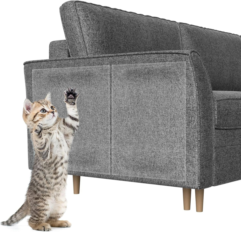Anti Cat Scratch Furniture Protectors, 11PCS Cat Scratch Deterrent Tape, Couch