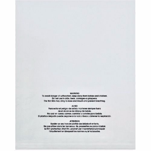 1000 8x10 | Amazon FBA Approve | Resealable Suffocation Warning Bags 3 Languages-image