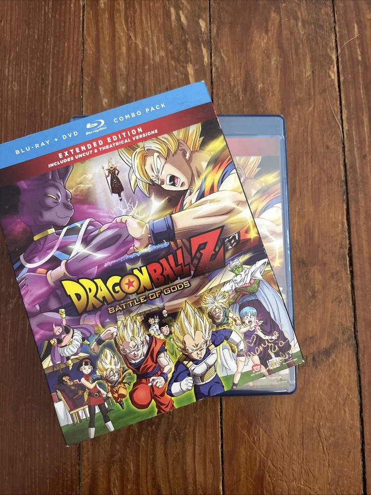 Monica Rial Signed Dragon Ball Z Battle of Gods Blu-ray DVD
