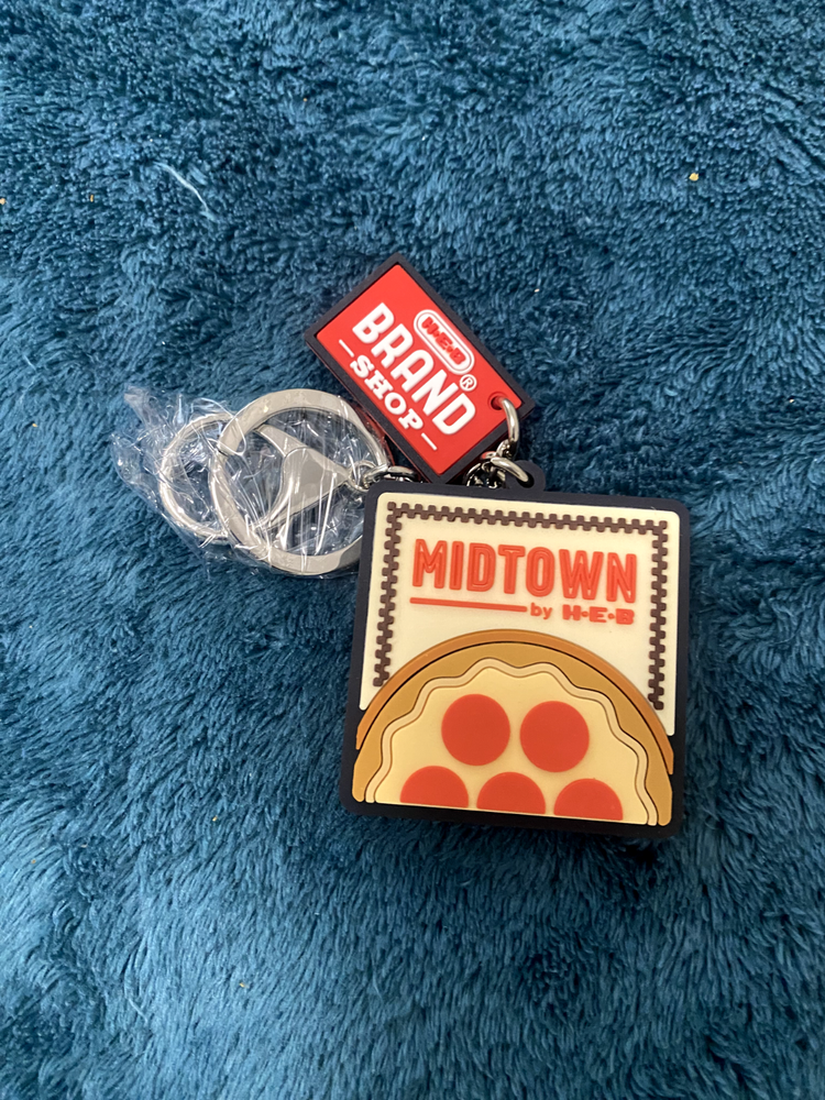 HEB Brand Shop Mystery Key Chain Box MidTown Pizza NOT IN STORES
