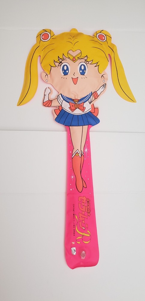 RARE Vintage Sailor Moon R Inflatable Vinyl Bat