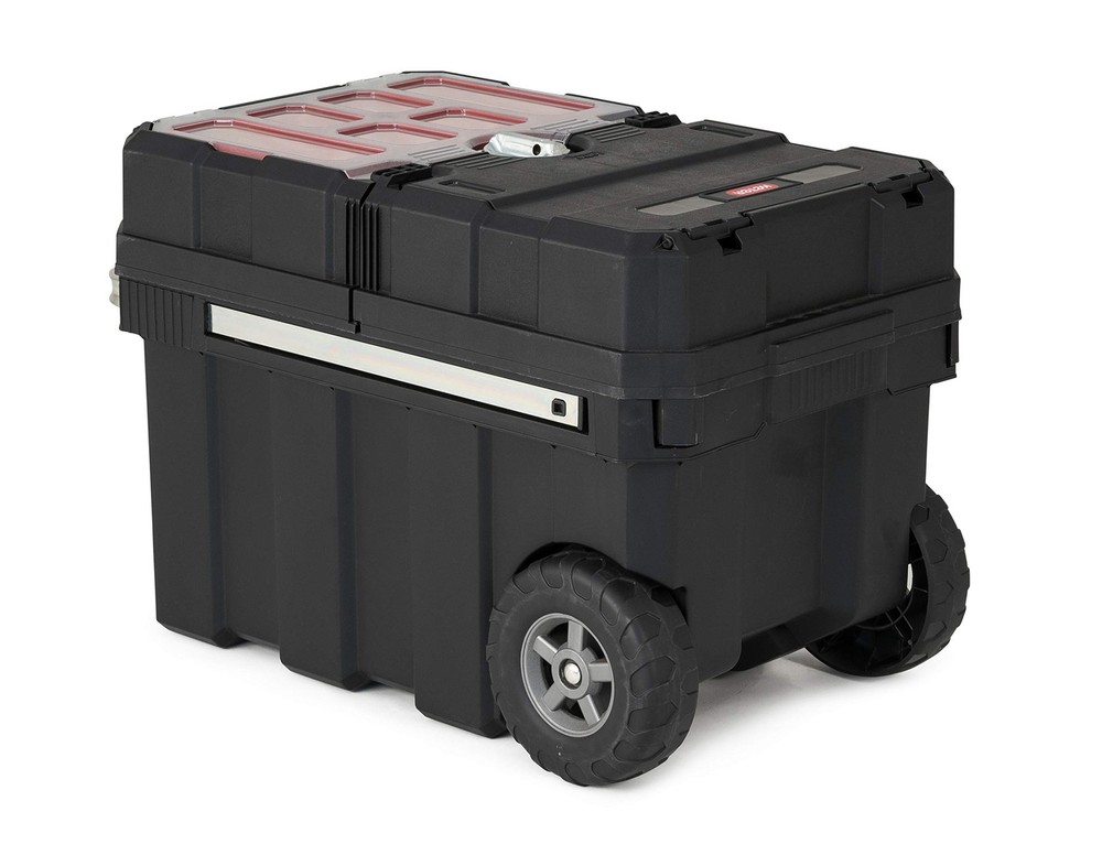 Multi-Functional Tool Box on Wheels with Locking Mechanism - Versatile Storage