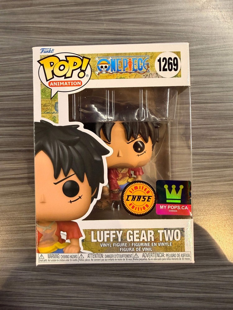Funko POP! Animation: One Piece - Luffy Gear Two (My Pops.CA)(CHASE)(Damaged Box