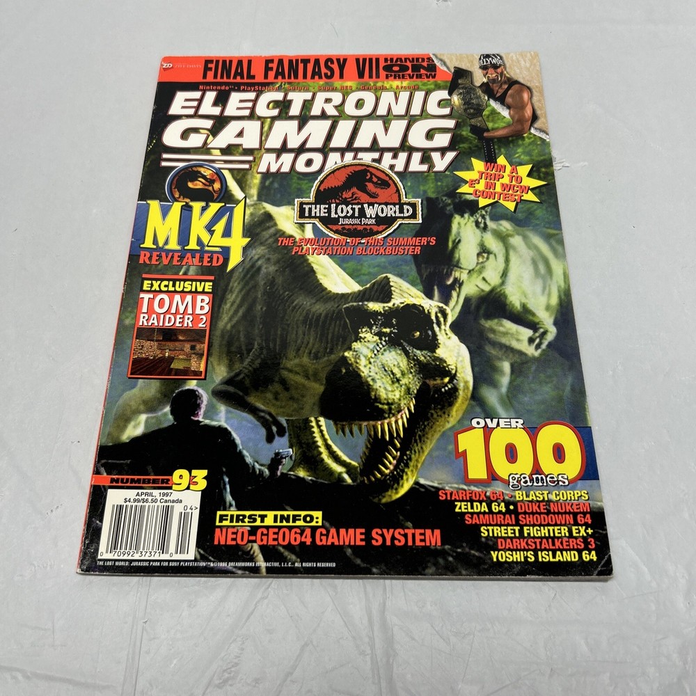 Electronic Gaming Monthly EGM 93 April 1997 Jurassic Park The Lost World