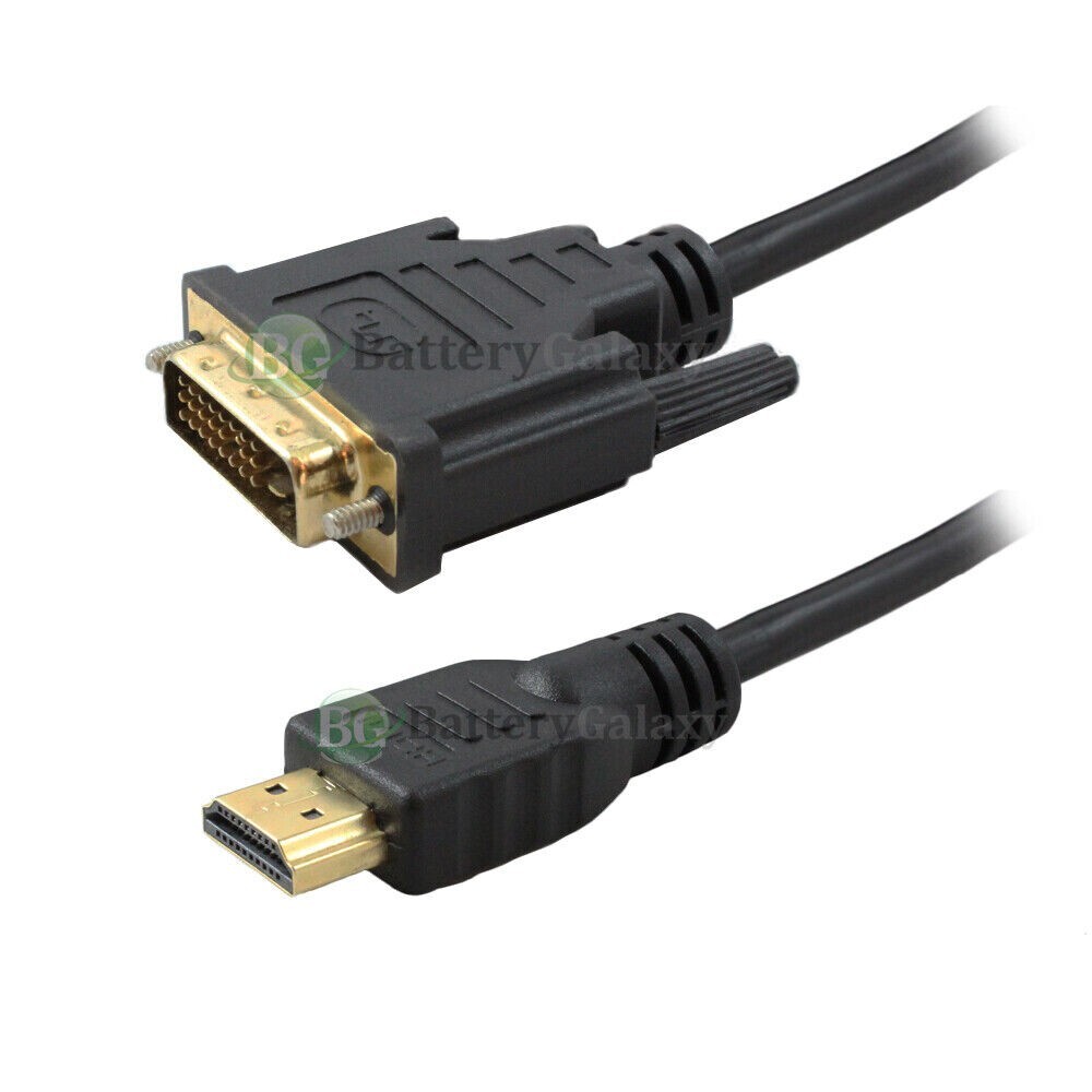 HDMI to DVI-D Monitor Display TV Adapter Cable Male/Male HD 1080p HDTV 6 FT FAST