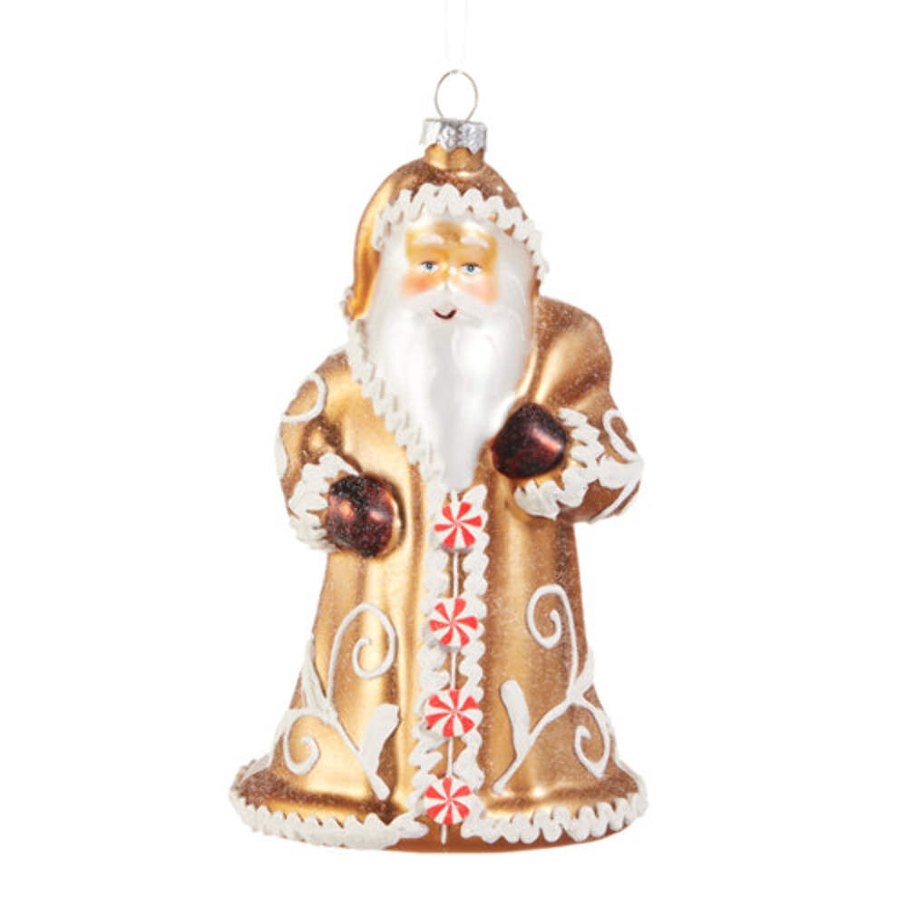 Gingerbread Santa Ornament 6