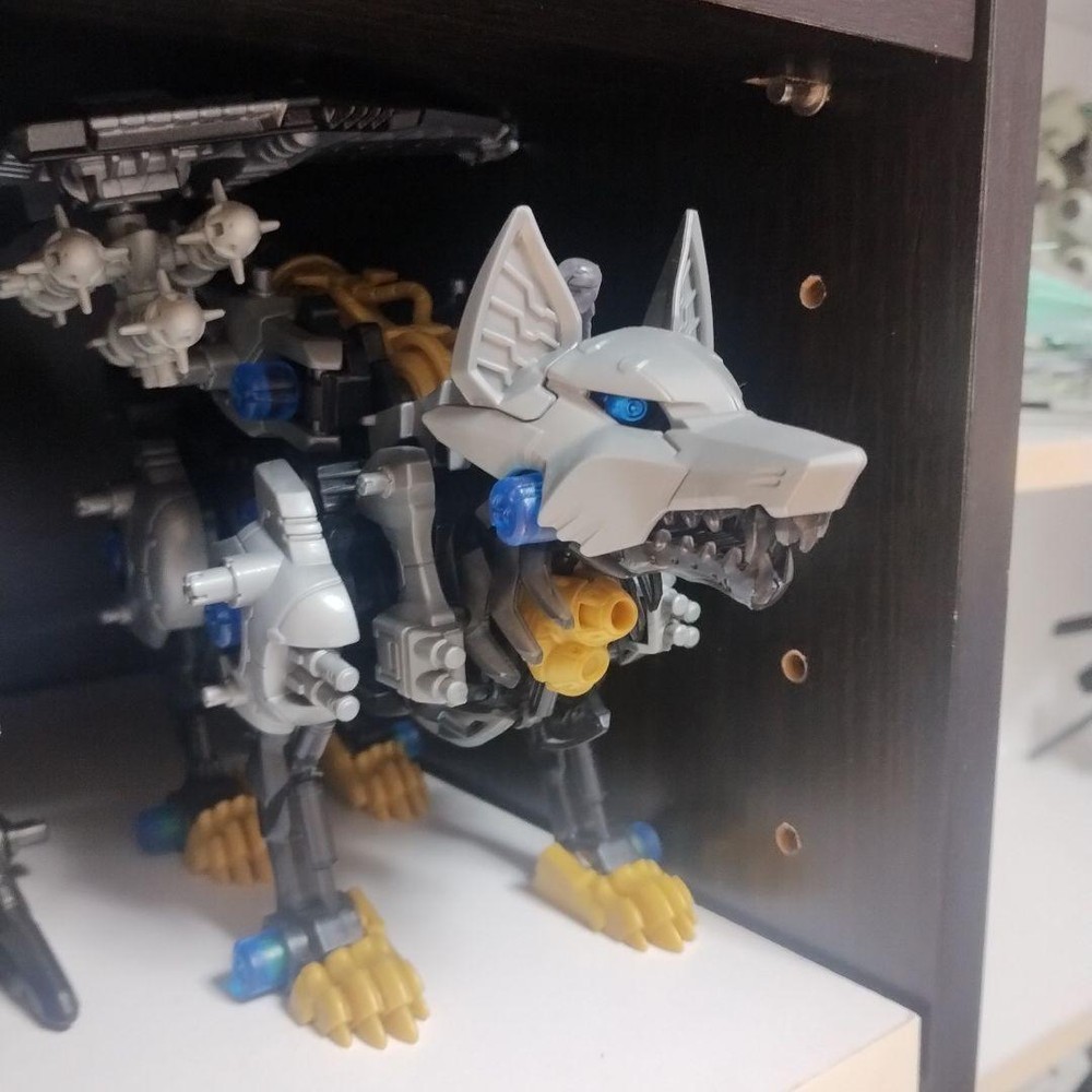 Zoids Gatling Fox Plastic Model Color White No box Anime Character Goods