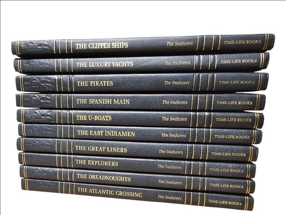Time-Life The Seafarers Series – Lot of 10 Hardcover Books Nautical Maritime