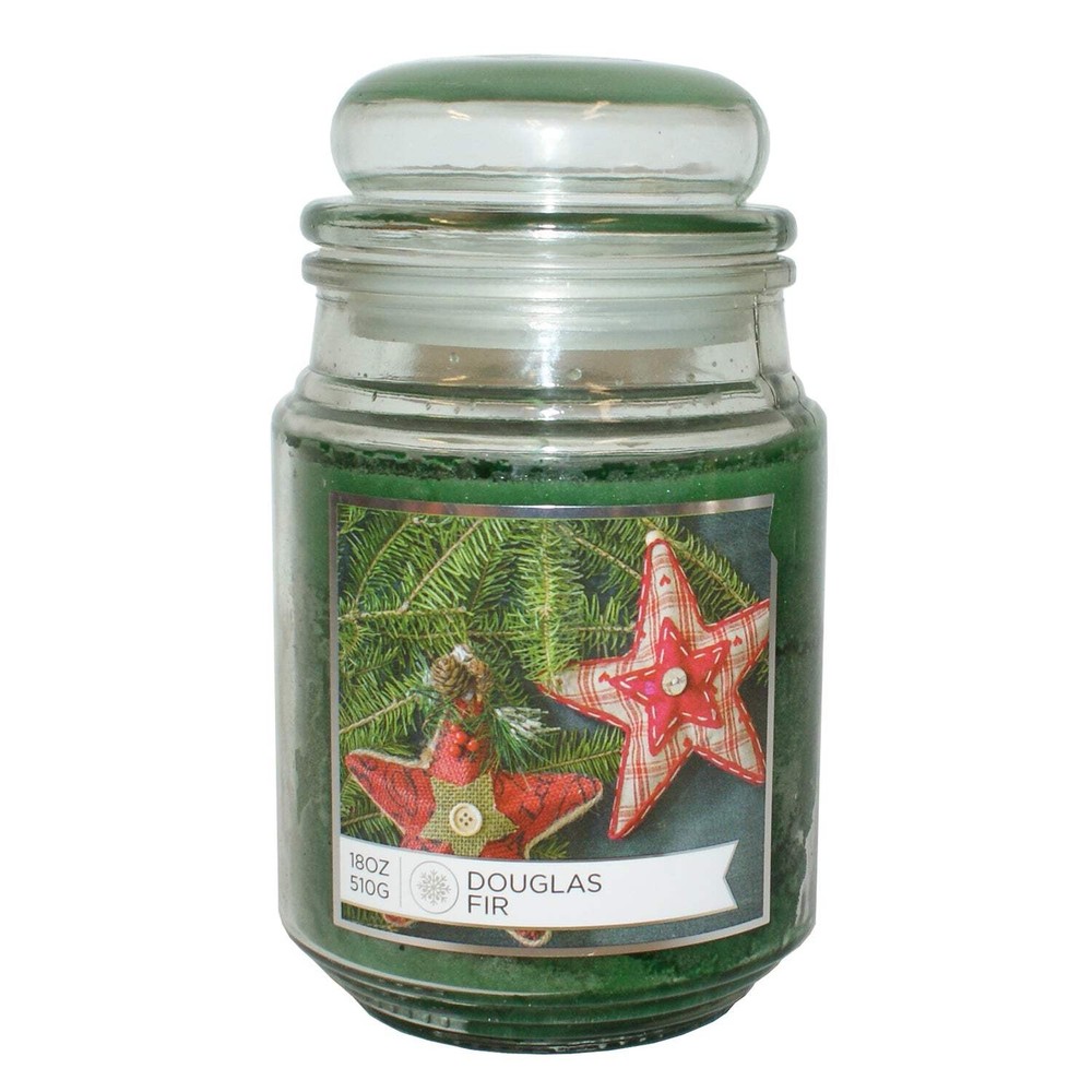 24895 - 18 Oz Douglas Fir Scented Fall Candle for Home Fragrance |Scent 2|