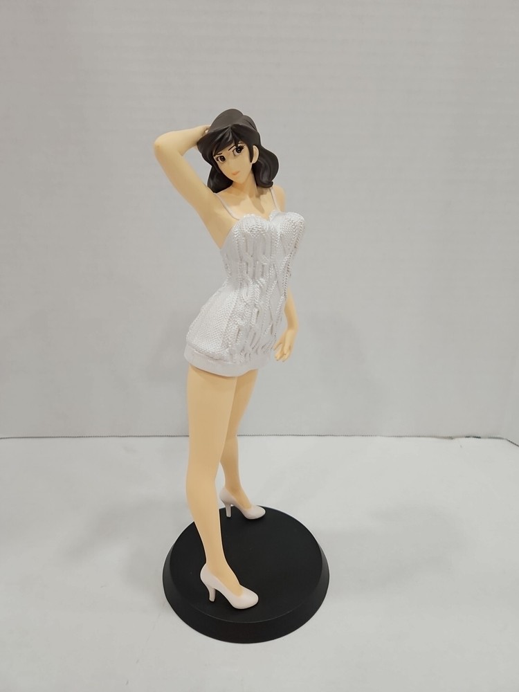 Lupin III Fujiko Mine DX Stylish Figure Dress-up Lace Dress White Banpresto