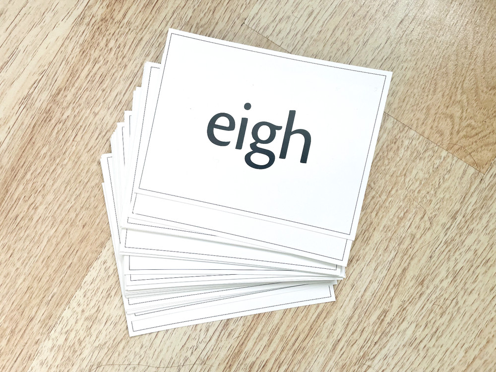 Phonics and Spelling Flash Cards + Games