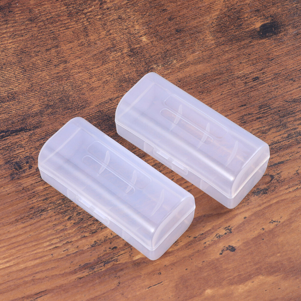 2pcs Aaa Battery Container 26650 Battery Storage Case Battery Storage Holder