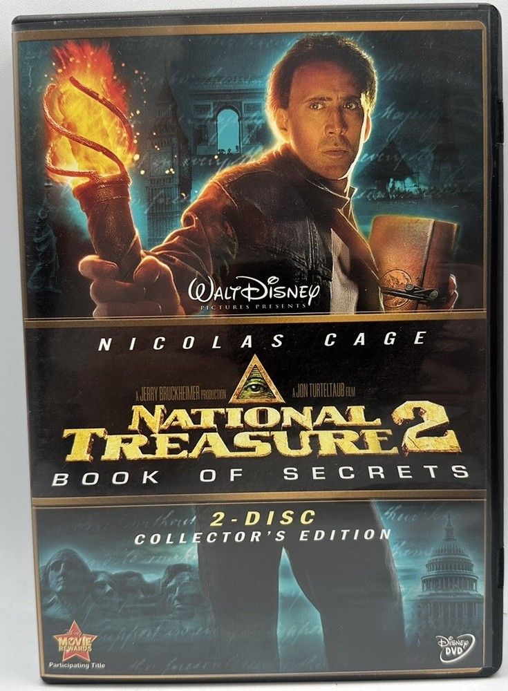 National Treasure 2 Book of Secrets DVD  2-Disc Collector's Edition Disney 2008