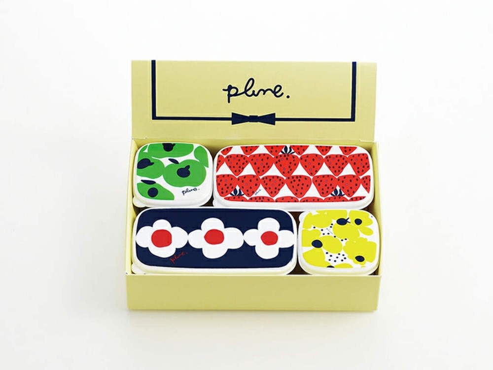 NNEDSZ [6-PACK] Plune Food Storage Box 4-Piece Set Suitable for Refrigerator and