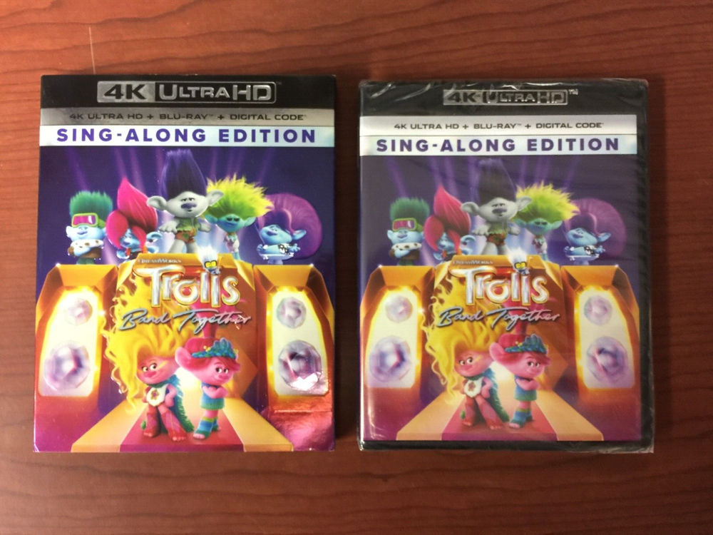 Trolls Band Together (4K Ultra HD Blu-Ray UHD + Blu-Ray) - NEW - w/ Slipcover