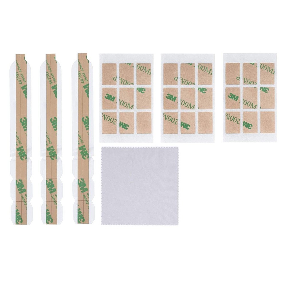 Removable Adhesive Strips for Privacy Screen Replacement Set of Holder Tabs，P...